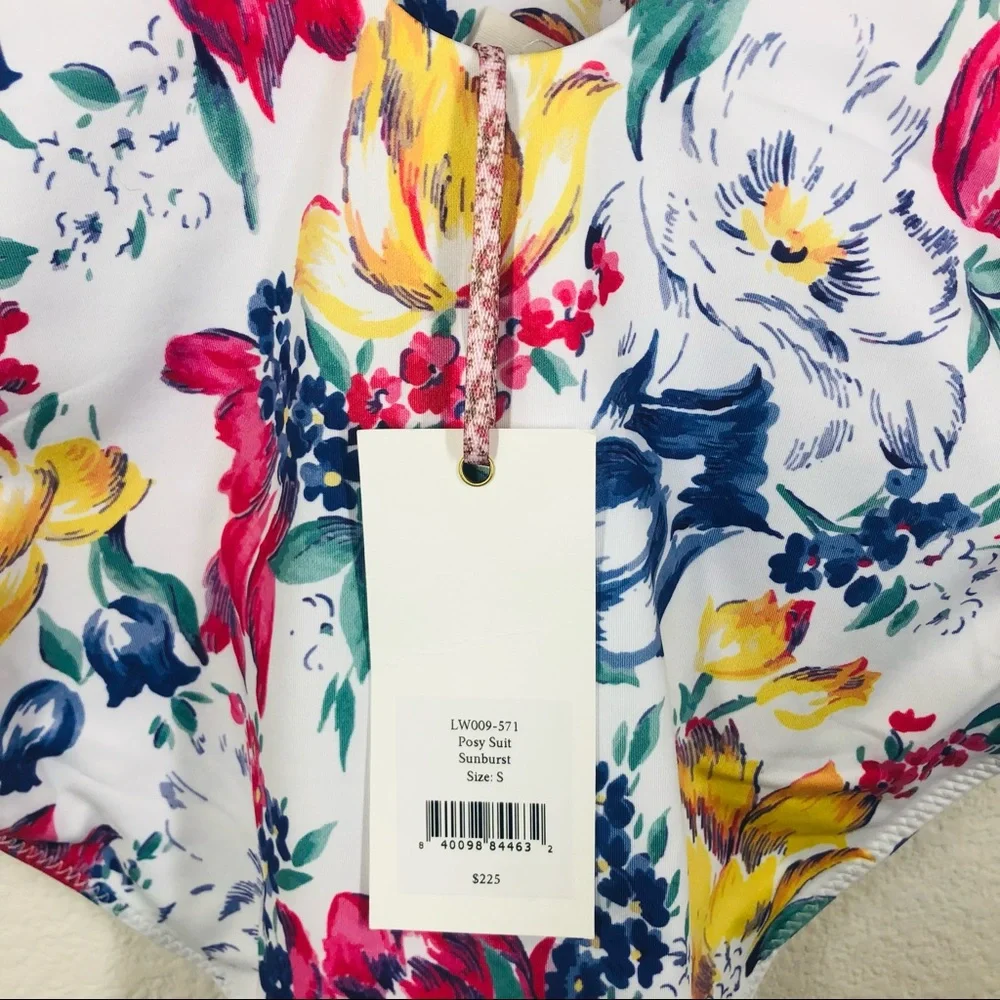 LoveShackFancy Posy Sunburst Swimsuit Small NWT